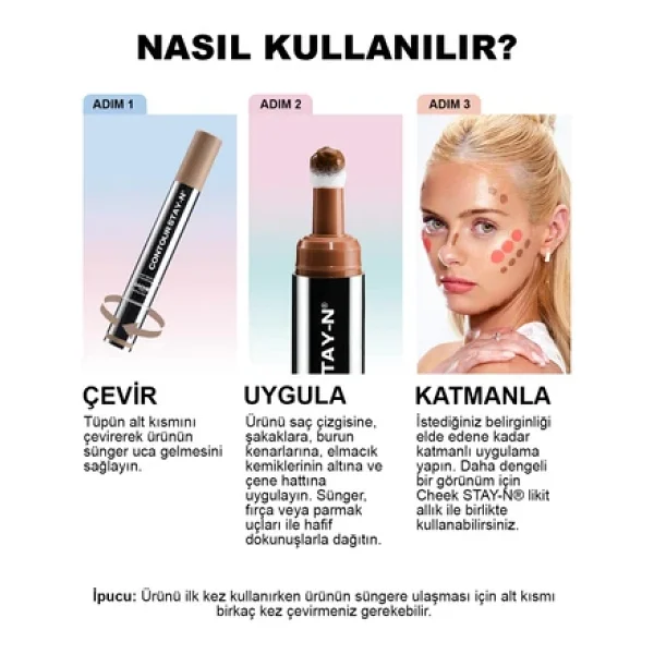 Sacheu Contour Stay-N Likit Kontür - Görsel 9
