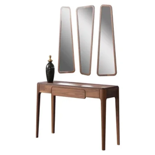 Gazzini Furniture Nova Ceviz Modern Dresuar Beyaz - Görsel 10