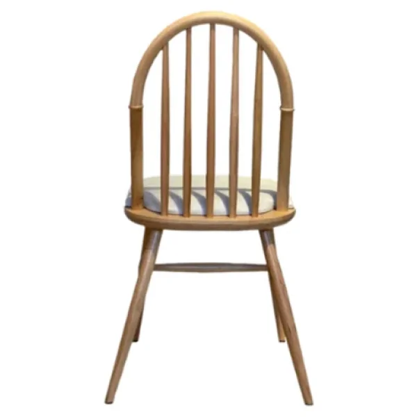 Rustica Döşemeli Classic Natural Ahşap Yemek Sandalyesi - Görsel 2