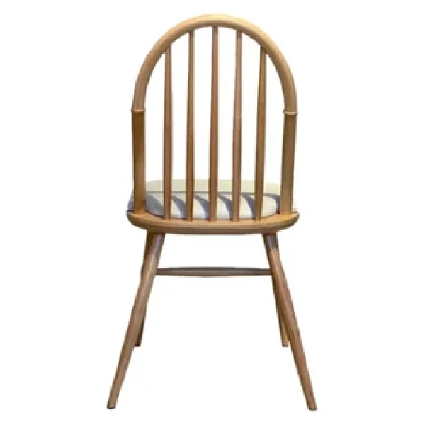 Rustica Döşemeli Classic Natural Ahşap Yemek Sandalyesi - Görsel 4