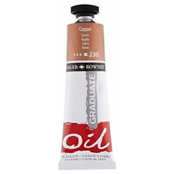Daler-Rowney Graduate 38 ml Yağlı Boya N:230 Copper - Görsel 3