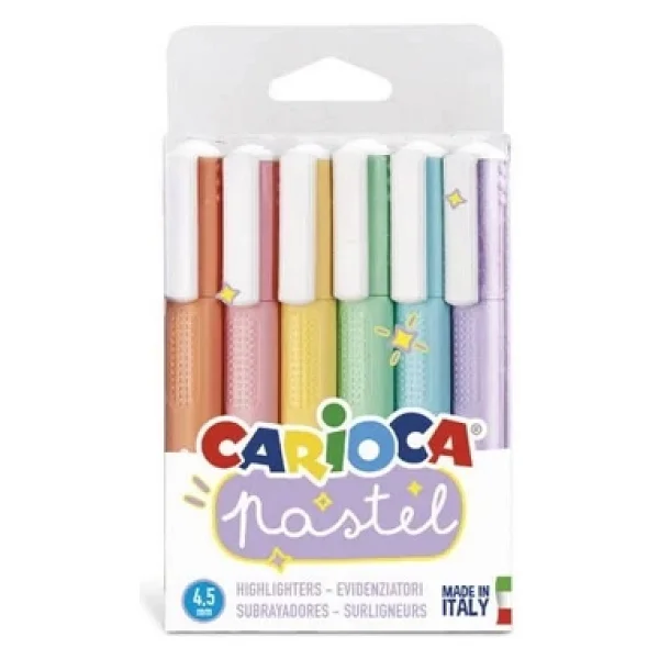 Carioca Pastel 6'lı İşaretleme Kalemi - Görsel 3