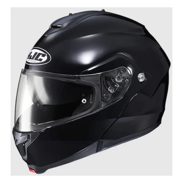 HJC C91N Çene Açılır Metal Siyah Motor Kaskı - Görsel 2