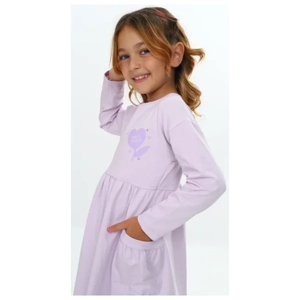 Toontoy Kids Toontoy Kız Çocuk Baskılı Elbise - Görsel 6