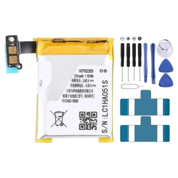 Samsung Galaxy Gear 1 V700 315Mah B030fe Pil Batarya + Tamir Kit - Görsel 2