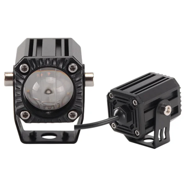 Space Offroad sis lambası 3.5cm beyaz-sarı 10w 12-80v set / LASS348 - Görsel 3