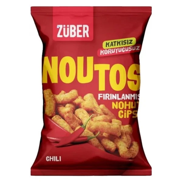 Züber Noutos Chili Fırınlanmış Nohut Cipsi 55 gr - Görsel 6