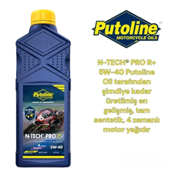 Putolıne N-tech Pro R+ 5w-40 Motosiklet Yağı - Görsel 7