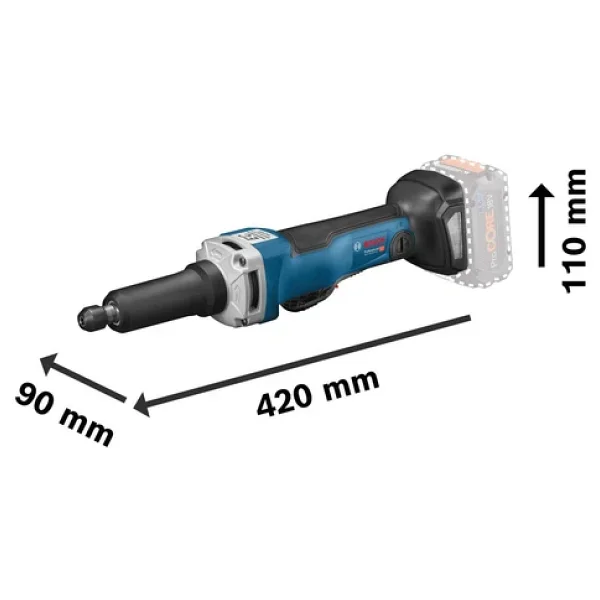 Bosch GGS 18V-23 PLC Aküsüz Kalıpçı Taşlama Makinesi - Görsel 6