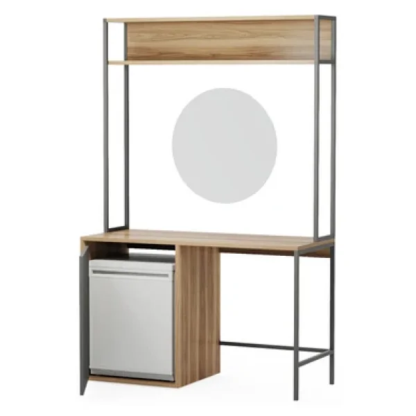 Lagomood Modulago Otel Masa&Minibar Antrasit Ceviz - Antrasit - Ceviz - Görsel 4