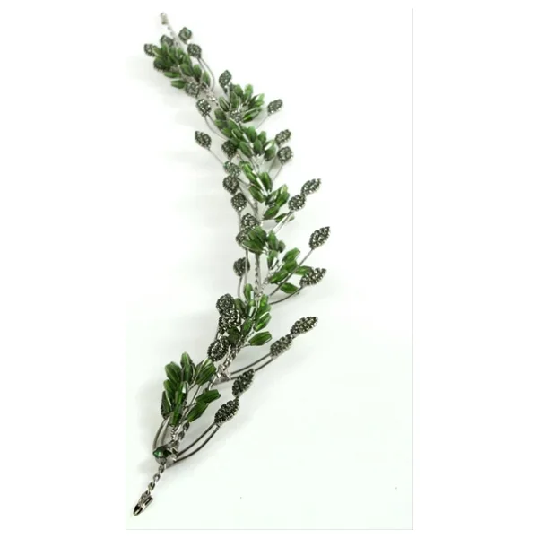Yaprak Taşlı Saç Aksesuarı - Görsel 5