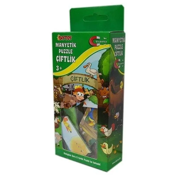 Diytoy Manyetik Puzzle Çiftlik 3 Yaş+ - Görsel 6