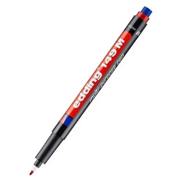 Edding 149M Kırmızı Asetat Kalemi - Görsel 6