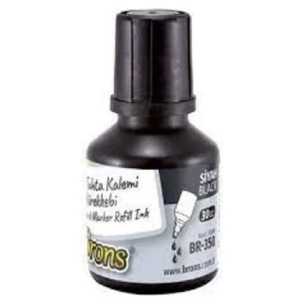 Brons 30 ml Siyah Tahta Kalem Mürekkebi - Görsel 6