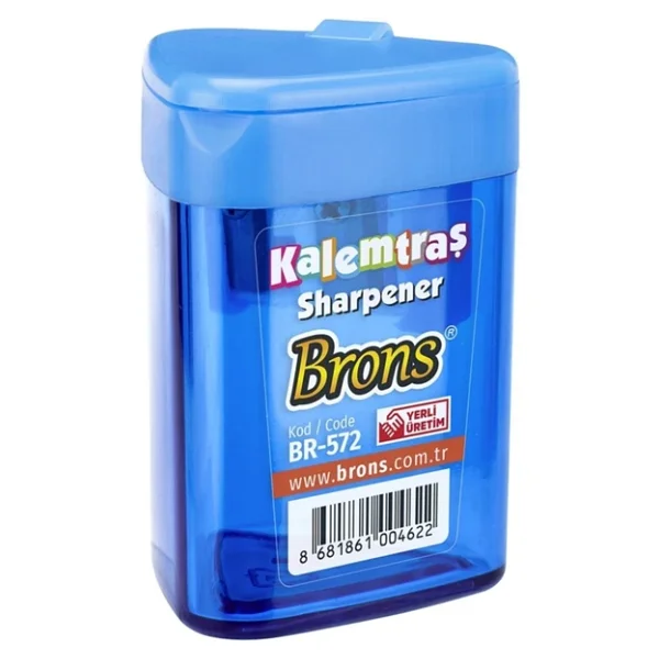 Brons BR-572 Hazneli Üçgen Kalemtıraş - Görsel 6