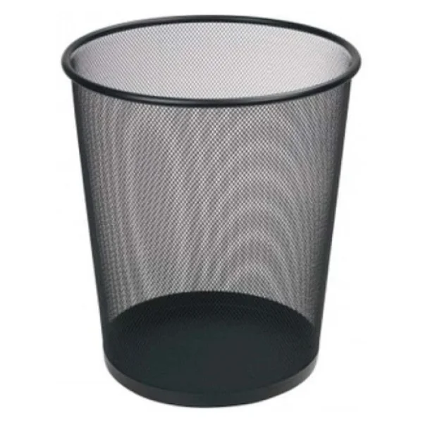 Rubenis Metal File Tel Çöp Kovası Siyah Büyük Boy Fx - Görsel 2