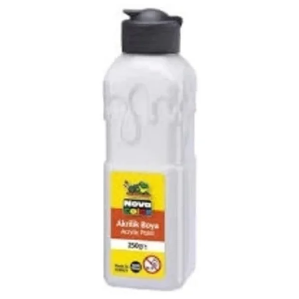 Nova Color 250 gr Beyaz Parmak Boyası - Görsel 5