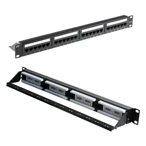 24 Port Cat6 Patch Panel 24 Port Ethernet Panel - Görsel 6