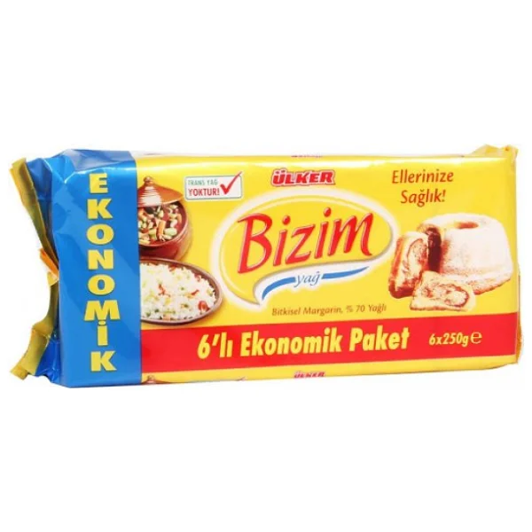 Bizim Margarin 250 gr 6'lı Paket 2 Adet - Görsel 2
