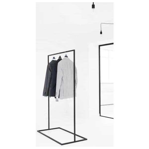 Hitit Dekorasyon Sort Siyah Metal Elbise Askılığı Orta - Görsel 2
