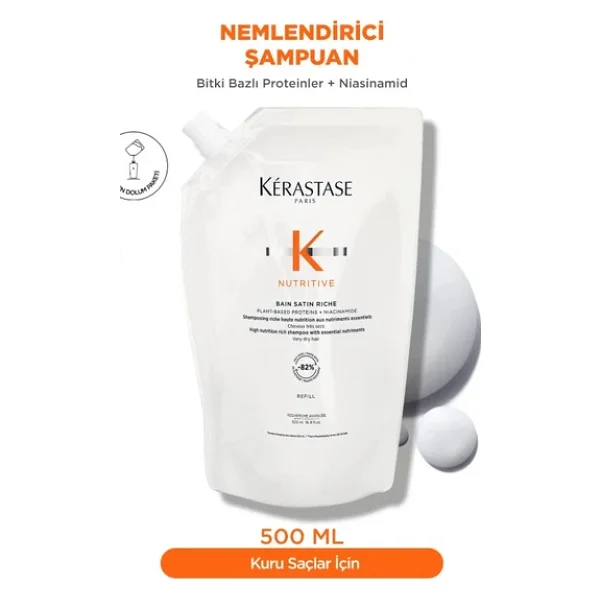 Kerastase Nutritive Bain Satin Riche 500 ml Şampuan - Görsel 5