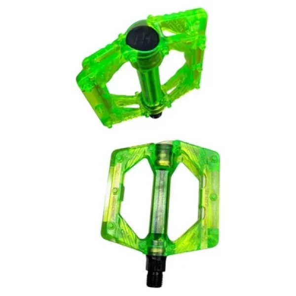 Bike Sky Evo Şeffaf Renkli Platform Geniş Pedal Platform Bisiklet Pedalı Reflektörlü - Görsel 7