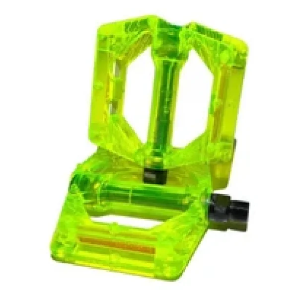Bike Sky Evo Şeffaf Renkli Platform Geniş Pedal Platform Bisiklet Pedalı Reflektörlü - Görsel 8