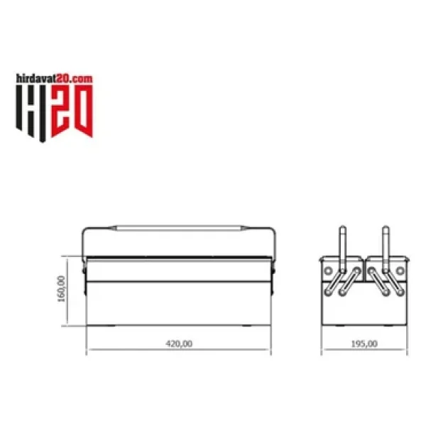 İzeltaş 8410336103 El Takım Çantası - Görsel 5