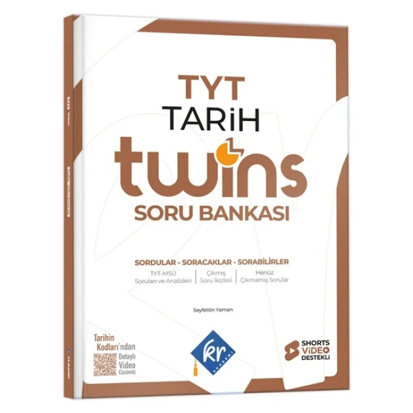 KR Akademi Yayınları TYT Twins Tarih Soru Bankası - Görsel 5