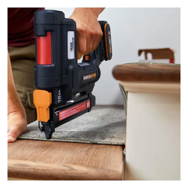 Worx WX844.9 16-40 mm Aküsüz Zımba Tabancası + 2700 Adet Yedek Zımba - Görsel 6