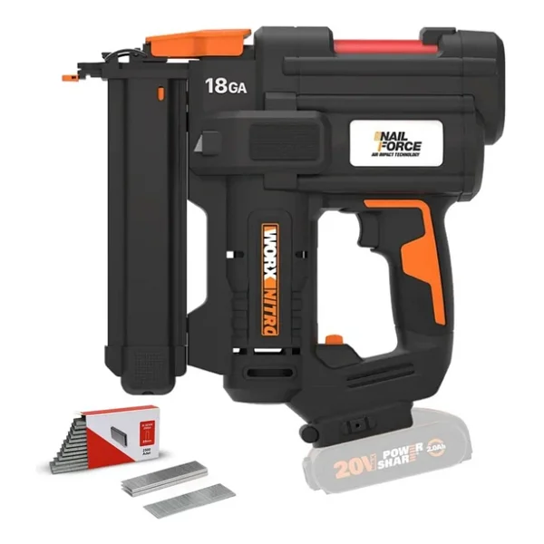 Worx WX844.9 16-40 mm Aküsüz Zımba Tabancası + 2700 Adet Yedek Zımba - Görsel 3