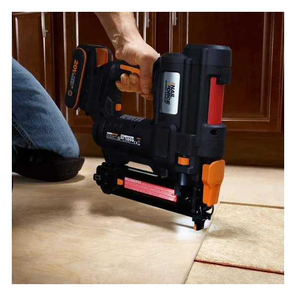 Worx WX844.9 16-40 mm Aküsüz Zımba Tabancası + 2700 Adet Yedek Zımba - Görsel 7