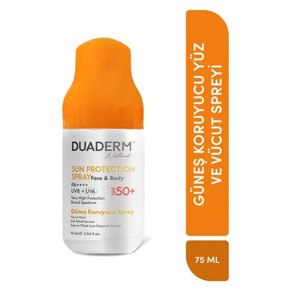 Duaderm Natural Yüz ve Vücut 75 ml 50 Faktör Güneş Spreyi - Görsel 3