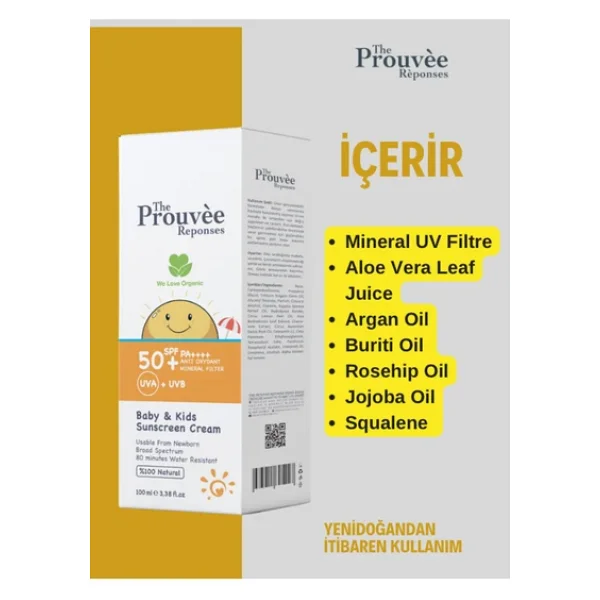 The Prouvee Reponses 50 Spf Bebek Çocuk Güneş Kremi 100Ml - Görsel 5