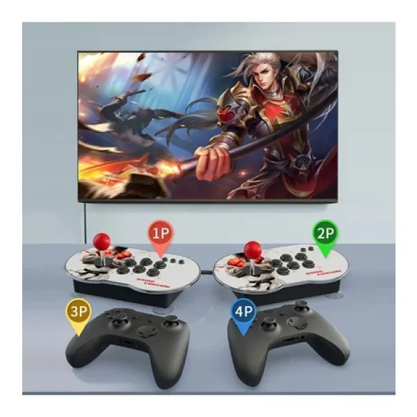 M9 64GB Arcade Retro 4K HDMI Oyun Konsolu 10000 Oyun Çift Kontroller - Görsel 5