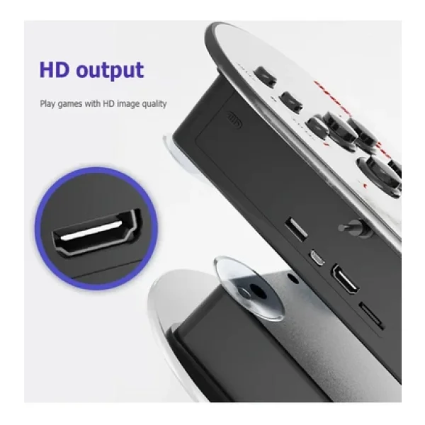 M9 64GB Arcade Retro 4K HDMI Oyun Konsolu 10000 Oyun Çift Kontroller - Görsel 6