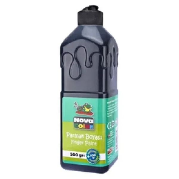 Nova Color 500 gr Siyah Parmak Boyası - Görsel 5