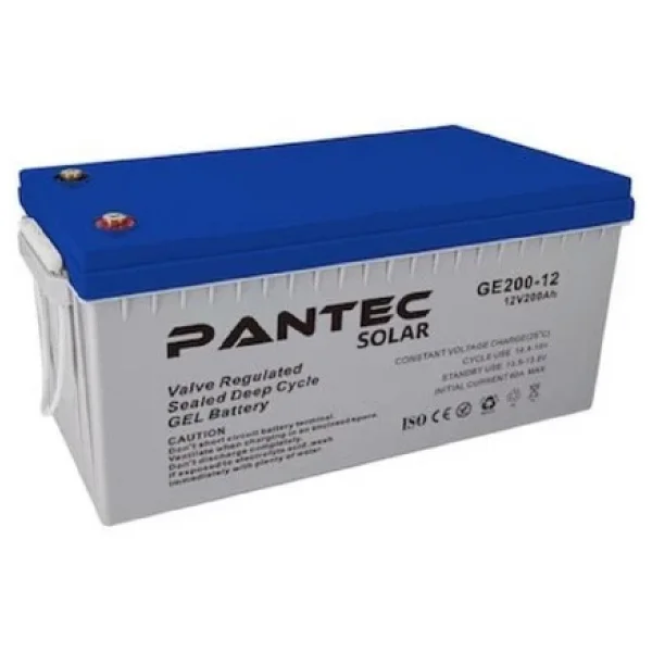 Pantec 200 Amper Solar Jel Akü Derin Döngü - Görsel 9