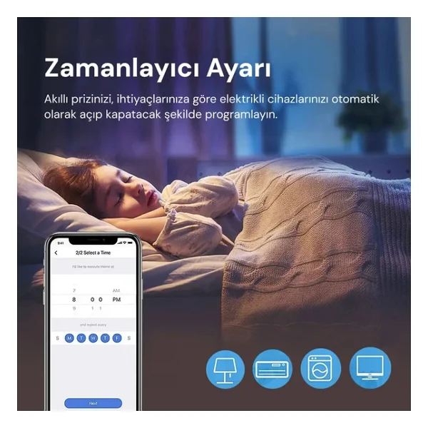 Yeco SP-16 Wi-Fi 2'li Akıllı Priz - Görsel 9