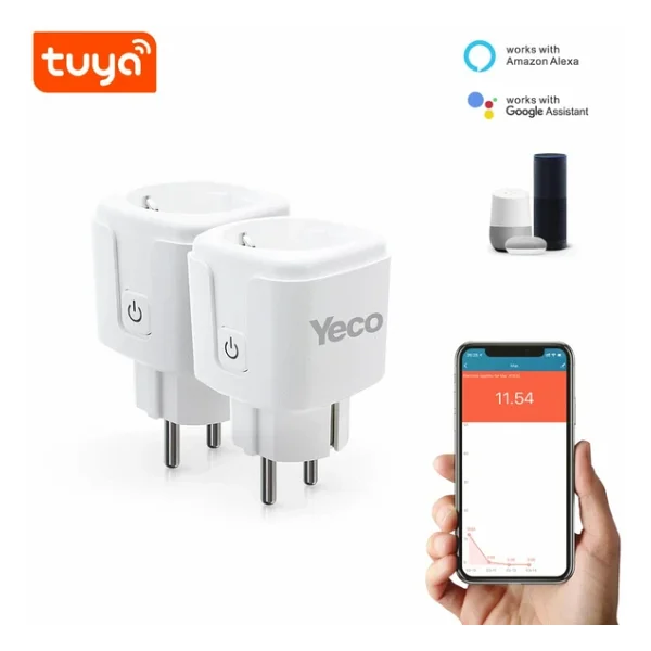 Yeco SP-16 Wi-Fi 2'li Akıllı Priz - Görsel 7