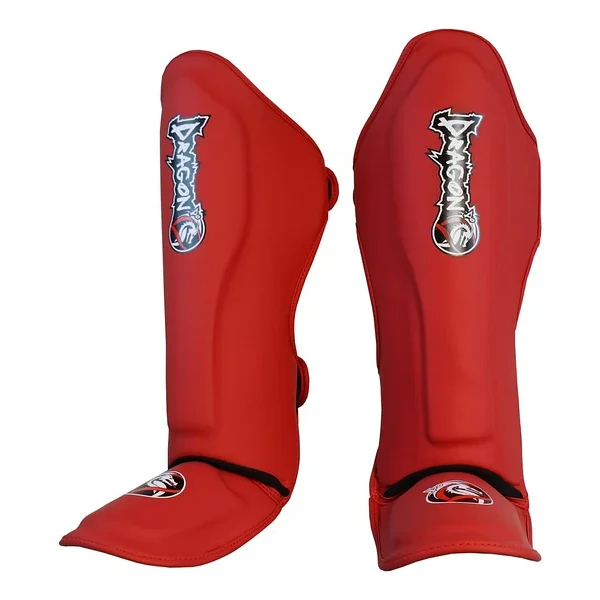 Dragondo 40721-P Kaval Ayak Koruyucu 0825 Kırmızı Kick Boks Kaval Koruyucu - Görsel 2