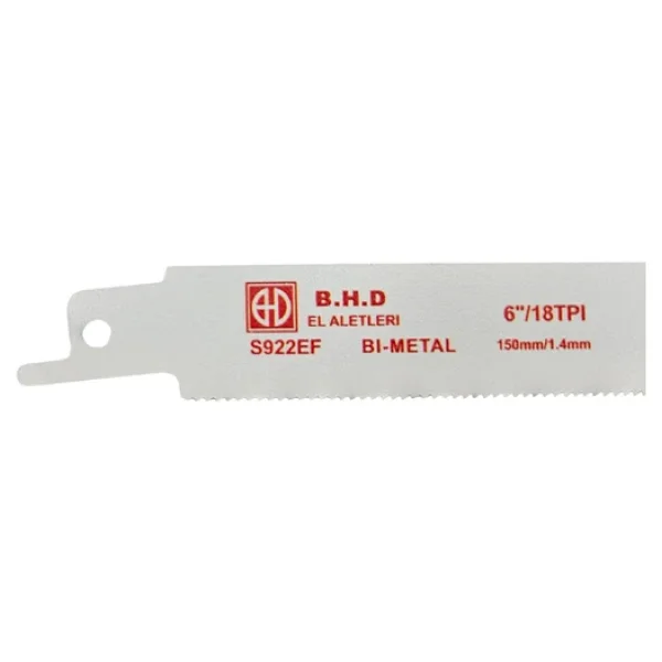 Fixonic B.h.d Bhd00336 S922ef 150Mm Bi-Metal (Metal) Tilki Kuyruğu Testere Bıçağı (5'Li Paket) - Görsel 7