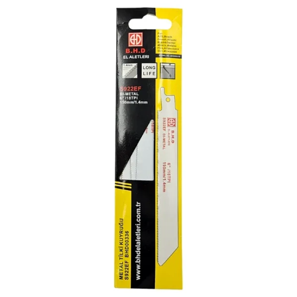 Fixonic B.h.d Bhd00336 S922ef 150Mm Bi-Metal (Metal) Tilki Kuyruğu Testere Bıçağı (5'Li Paket) - Görsel 8