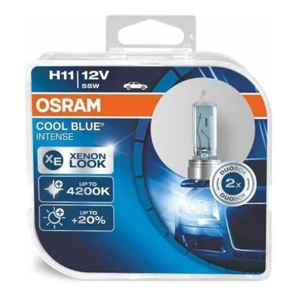 Osram Far Ampulü Halojen Mavi H11 12v 55w 64211 Cbı - Görsel 2