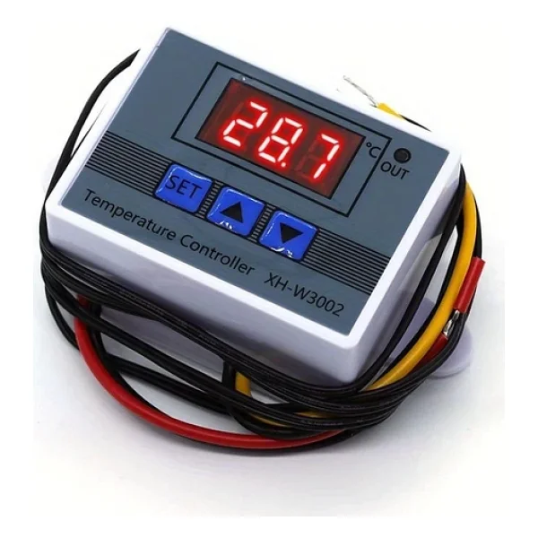 Dijital Termostat Xh-W3002 Led Ekranlı Sıcaklık Kontrol Cihazı 220V - Görsel 2