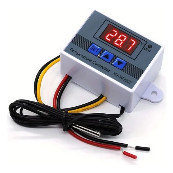Dijital Termostat Xh-W3002 Led Ekranlı Sıcaklık Kontrol Cihazı 220V - Görsel 4