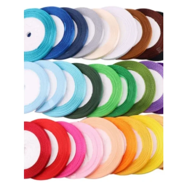 Saten Kurdele 3 mm Pembe 70 Metre - Görsel 2