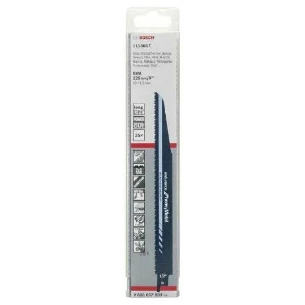 Bosch S 2345 X 150mm 5'li Progressor Ahşap Panter Testere Ucu 2608654404