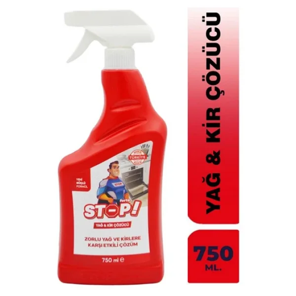 Stop Forte Yağ ve Kir Çözücü 750 ml - Görsel 8