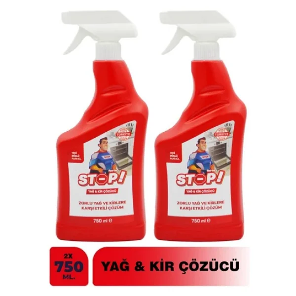 STOP Forte 2'li Yağ Kir Ve Kireç Çözücü - Görsel 2